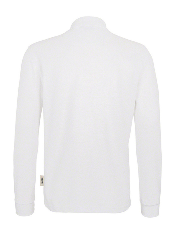 Poloshirt Freddie Langarm Weiss